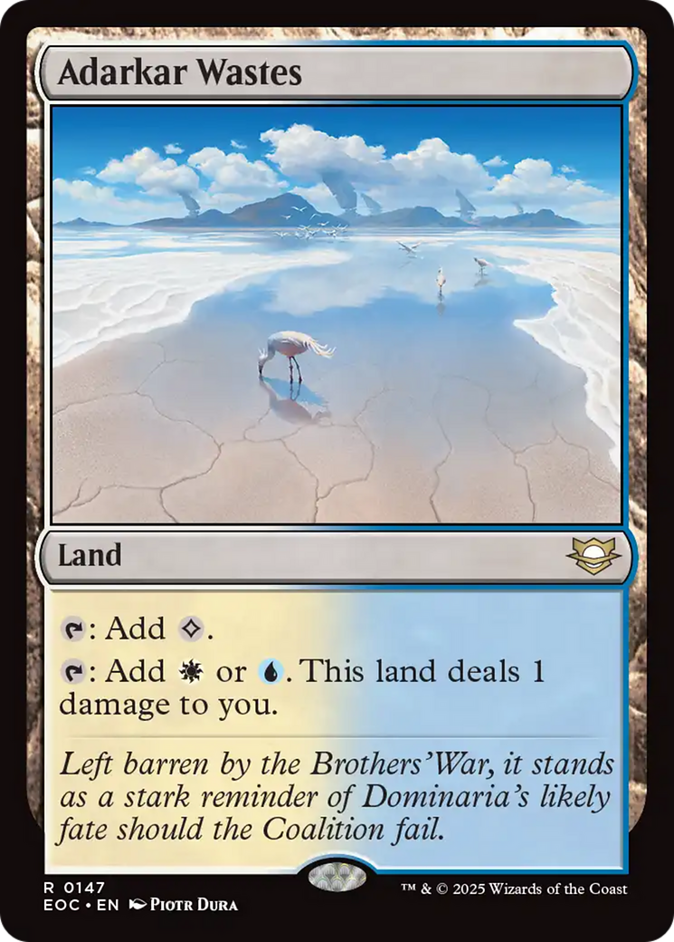 Adarkar Wastes [Edge of Eternities Commander] | Pegasus Games WI