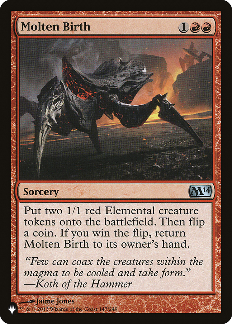 Molten Birth [The List] | Pegasus Games WI