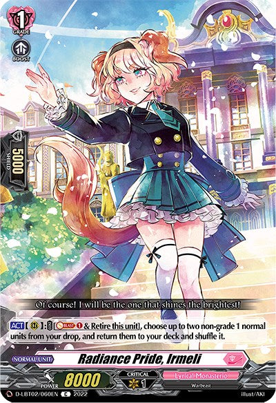 Radiance Pride, Irmeli (D-LBT02/060EN) [Lyrical Monasterio: It's a New School Term!] | Pegasus Games WI