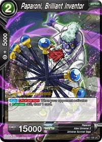Paparoni, Brilliant Inventor (Divine Multiverse Draft Tournament) (DB2-139) [Tournament Promotion Cards] | Pegasus Games WI