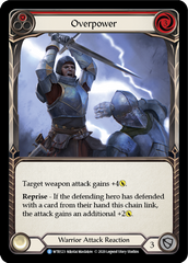 Overpower (Red) [U-WTR123] (Welcome to Rathe Unlimited)  Unlimited Rainbow Foil | Pegasus Games WI