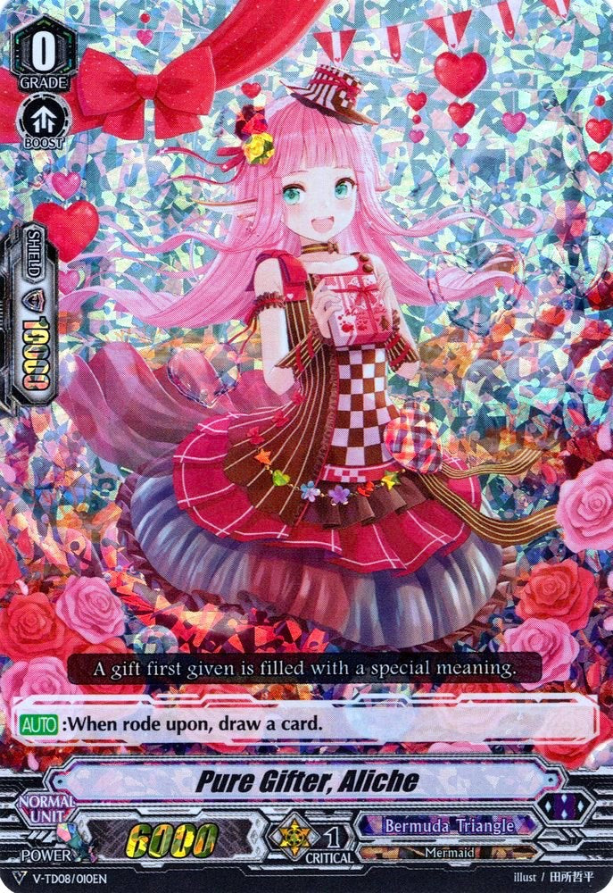 Pure Gifter, Aliche (Parallel Foil) (V-TD08/010EN) [Schokolade Melody] | Pegasus Games WI