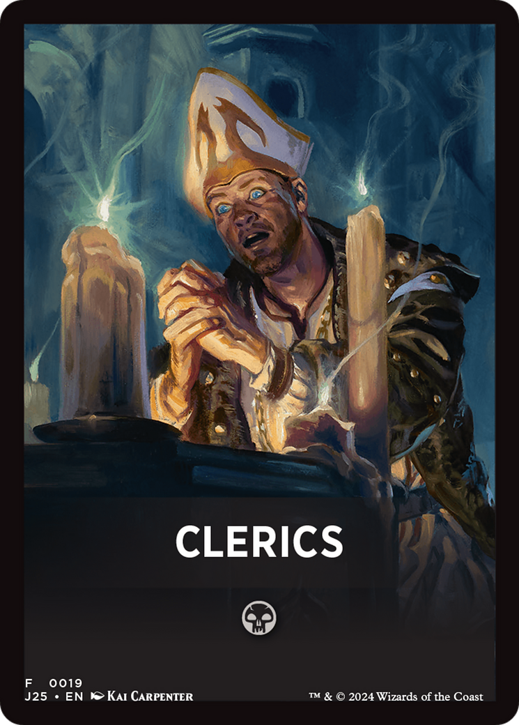 Clerics Theme Card [Foundations Jumpstart Front Cards] | Pegasus Games WI