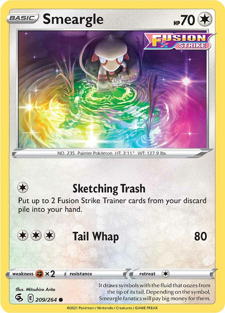 Smeargle (209/264) [Sword & Shield: Fusion Strike] | Pegasus Games WI