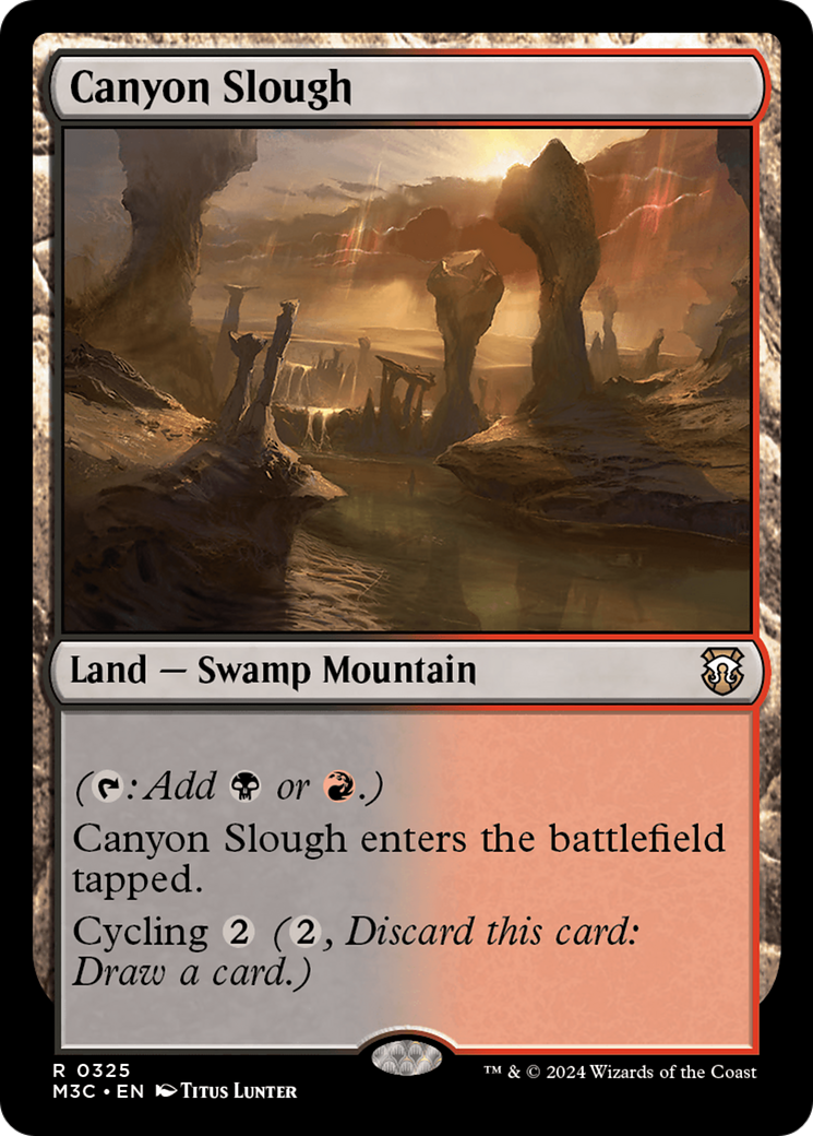 Canyon Slough [Modern Horizons 3 Commander] | Pegasus Games WI