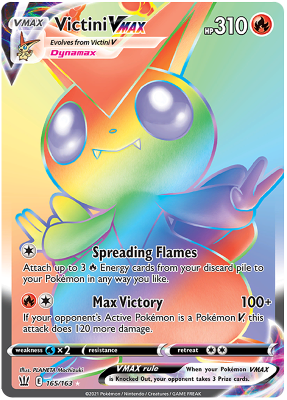 Victini VMAX (165/163) [Sword & Shield: Battle Styles] | Pegasus Games WI