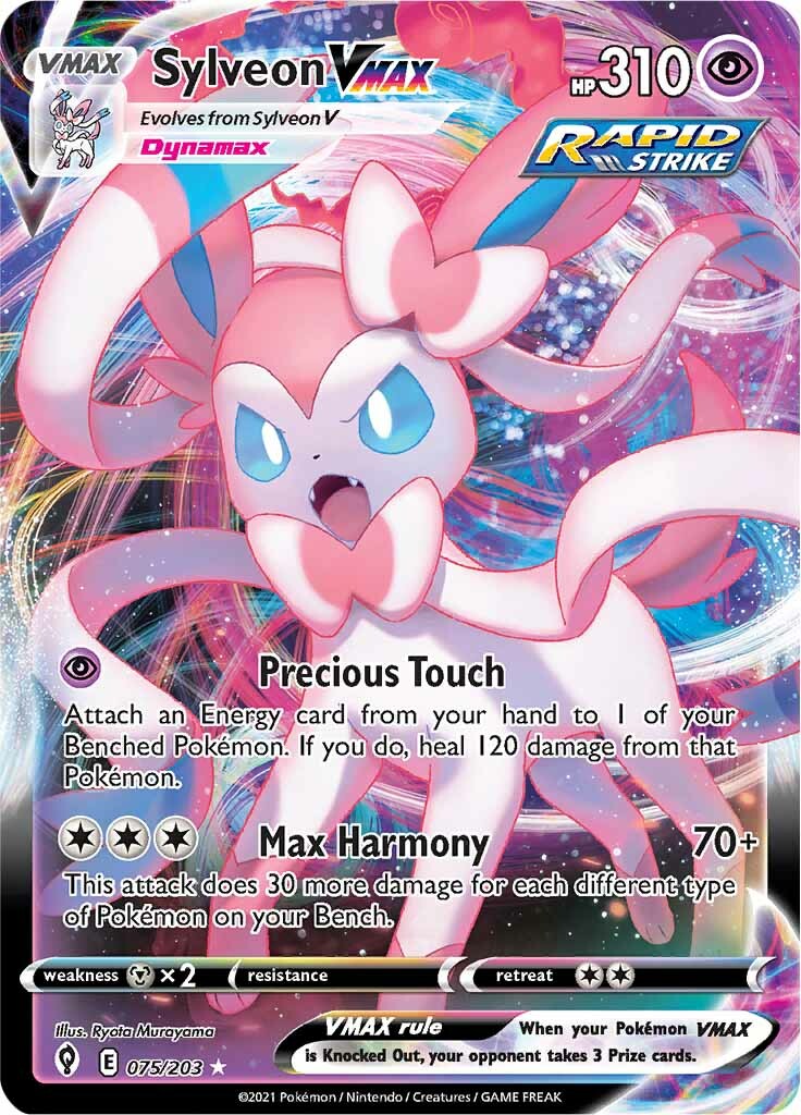 Sylveon VMAX (075/203) [Sword & Shield: Evolving Skies] | Pegasus Games WI