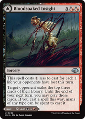 Bloodsoaked Insight // Sanguine Morass [Modern Horizons 3] | Pegasus Games WI