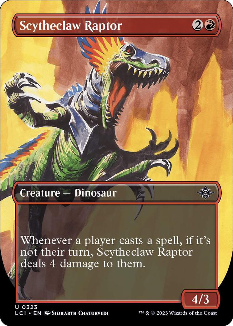 Scytheclaw Raptor (Borderless) [The Lost Caverns of Ixalan] | Pegasus Games WI