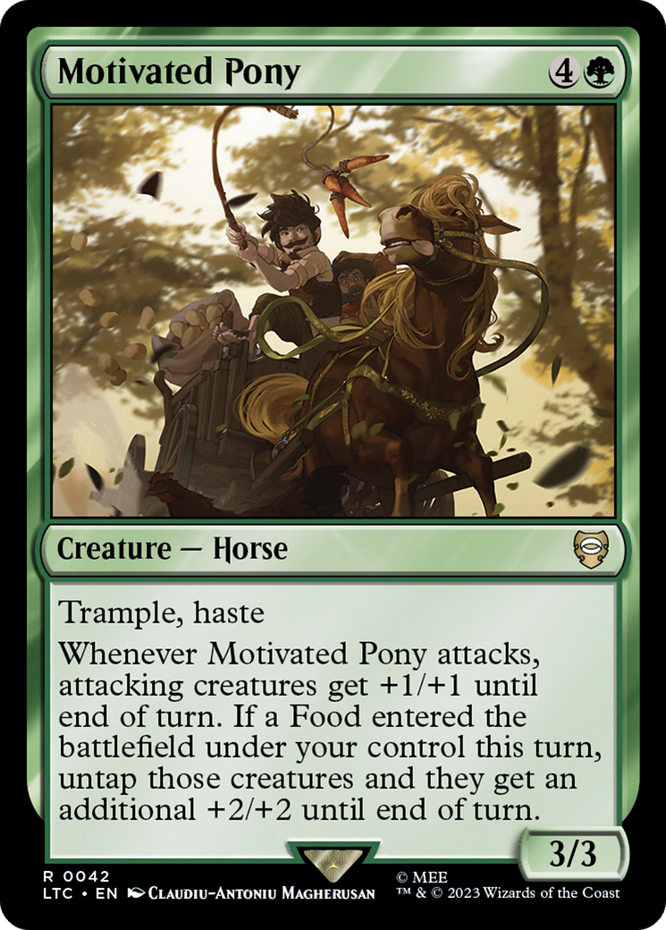 Motivated Pony [The Lord of the Rings: Tales of Middle-Earth Commander] | Pegasus Games WI