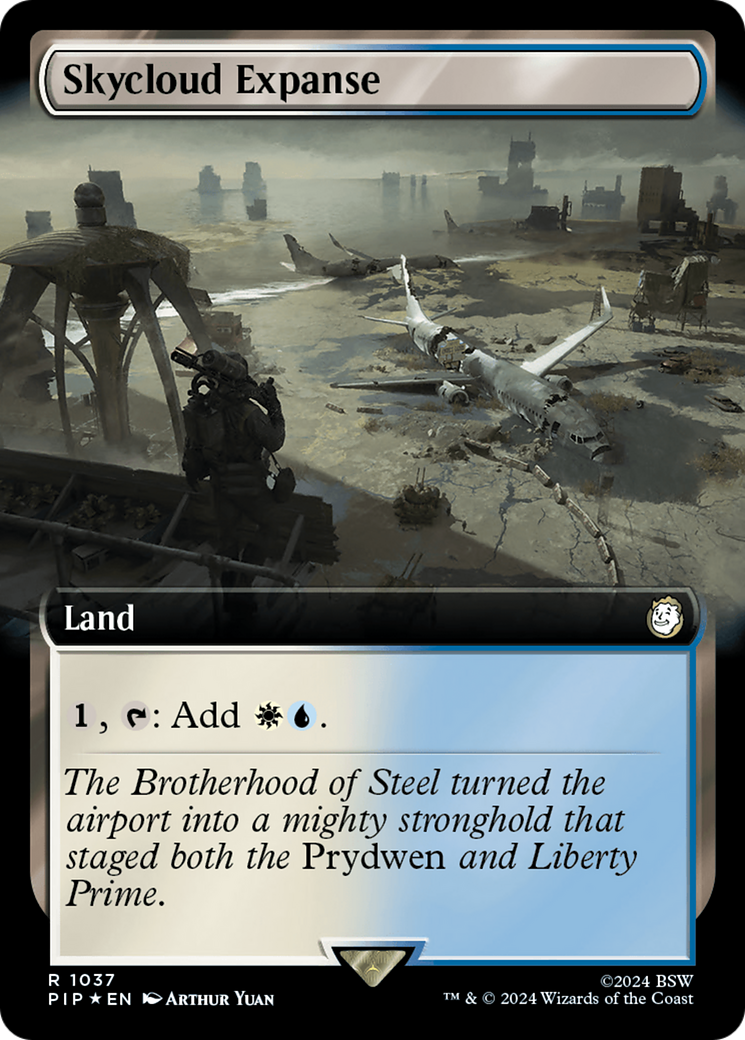 Skycloud Expanse (Extended Art) (Surge Foil) [Fallout] | Pegasus Games WI