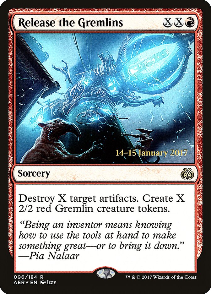 Release the Gremlins [Aether Revolt Prerelease Promos] | Pegasus Games WI