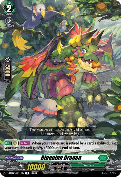 Ripening Dragon (D-BT08/051EN) [Minerva Rising] | Pegasus Games WI