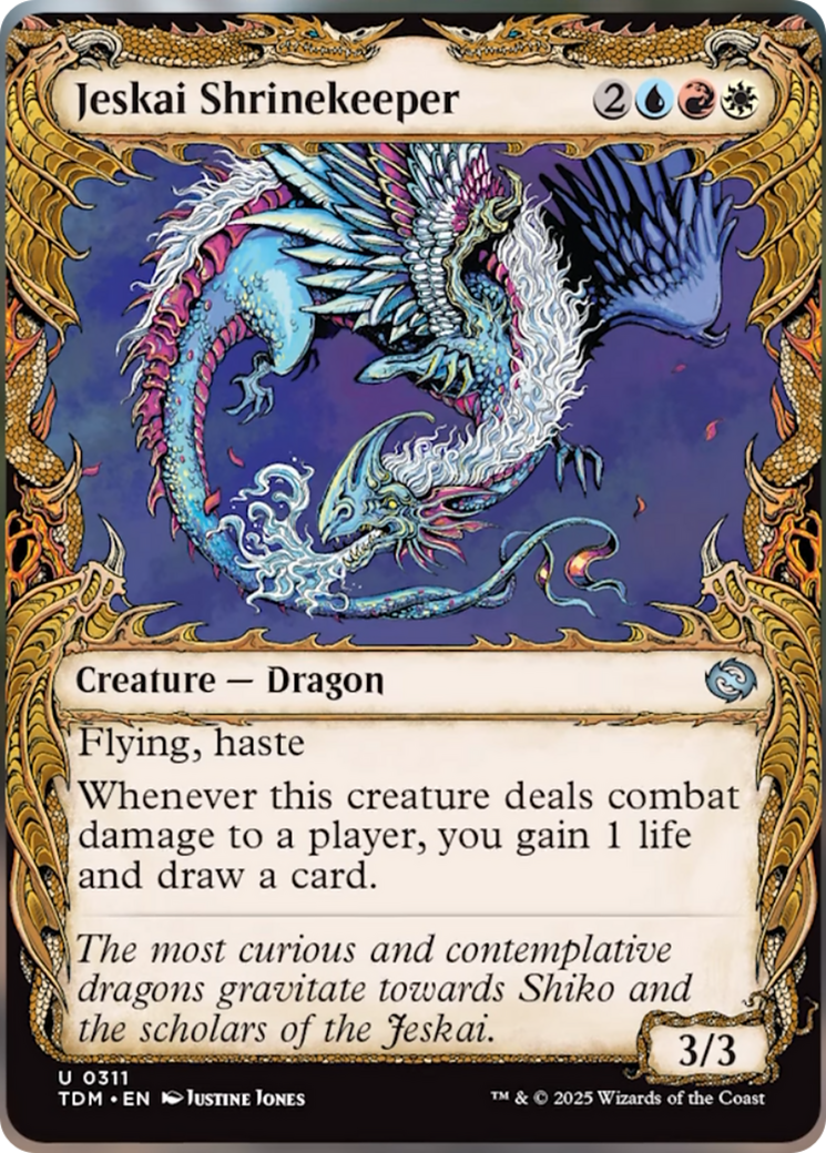 Jeskai Shrinekeeper (Showcase) [Tarkir: Dragonstorm] | Pegasus Games WI