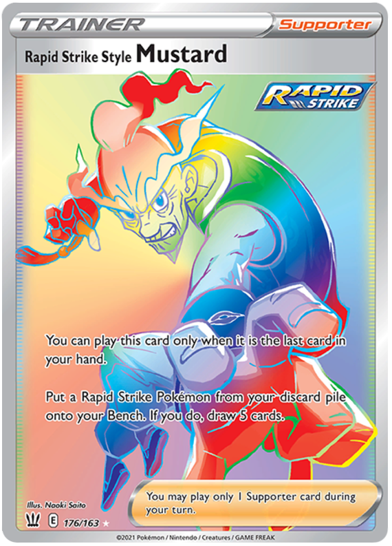 Rapid Strike Style Mustard (176/163) [Sword & Shield: Battle Styles] | Pegasus Games WI