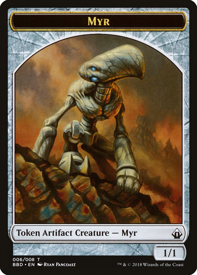 Myr Token [Battlebond Tokens] | Pegasus Games WI