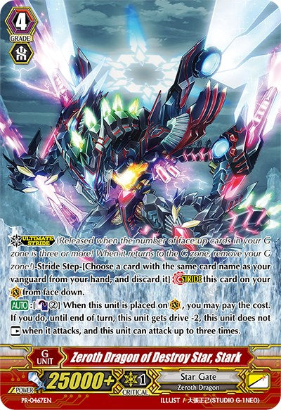 Zeroth Dragon of Destroy Star, Stark (PR/0467EN) [Promo Cards] | Pegasus Games WI