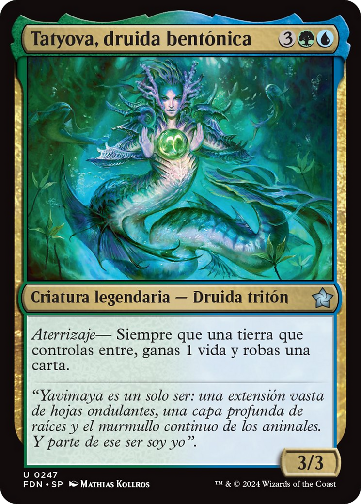 Tatyova, Benthic Druid [Foundations] | Pegasus Games WI