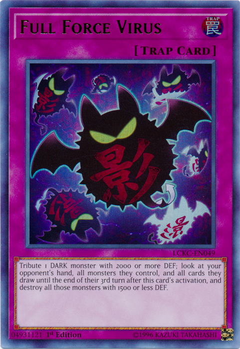Full Force Virus [LCKC-EN049] Ultra Rare | Pegasus Games WI