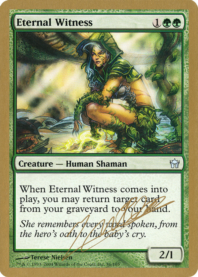 Eternal Witness (Julien Nuijten) [World Championship Decks 2004] | Pegasus Games WI