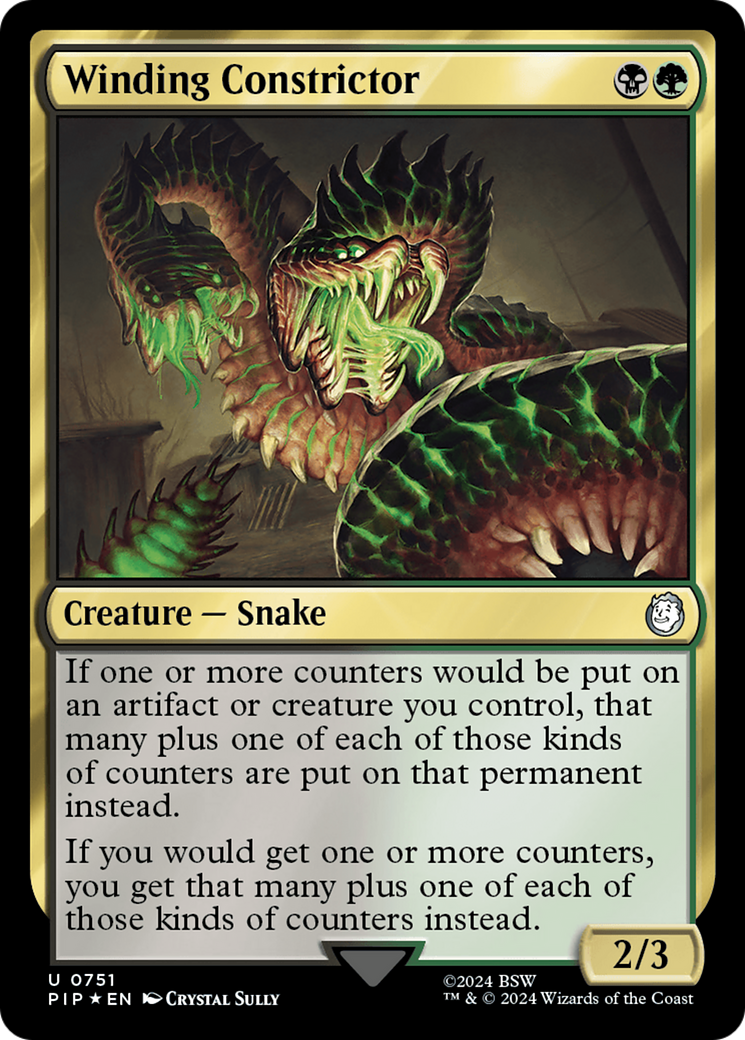 Winding Constrictor (Surge Foil) [Fallout] | Pegasus Games WI