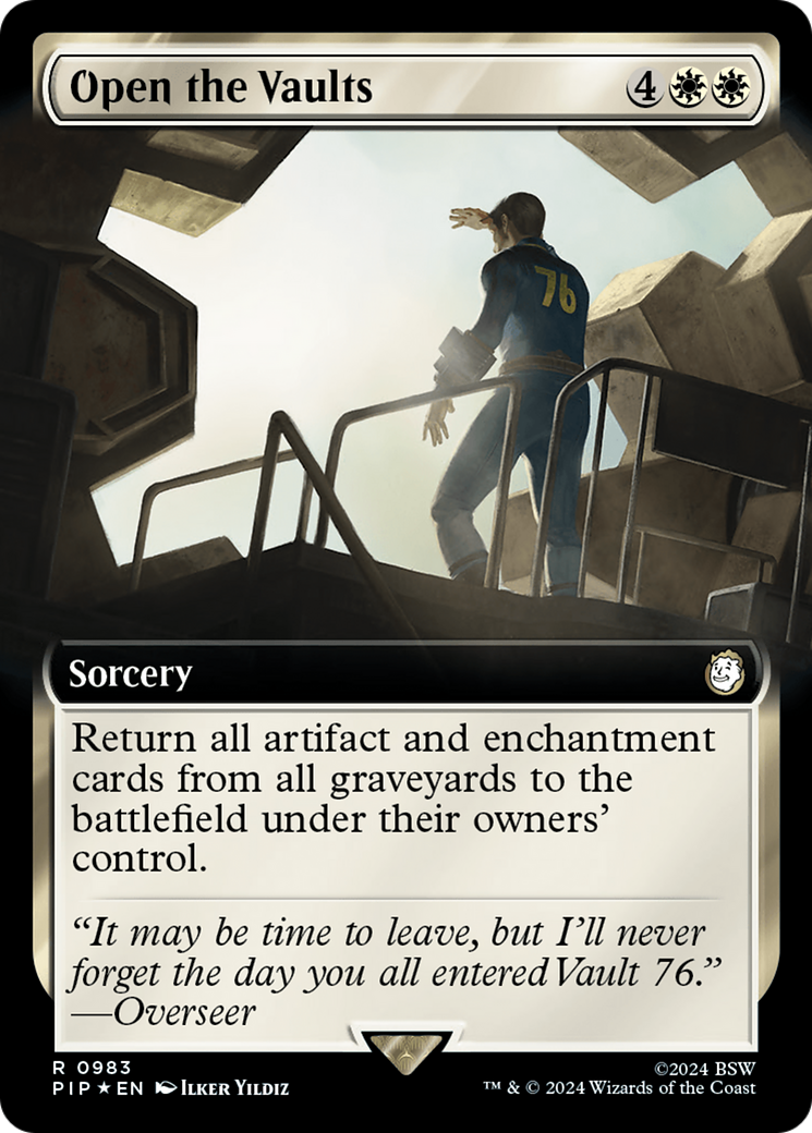 Open the Vaults (Extended Art) (Surge Foil) [Fallout] | Pegasus Games WI