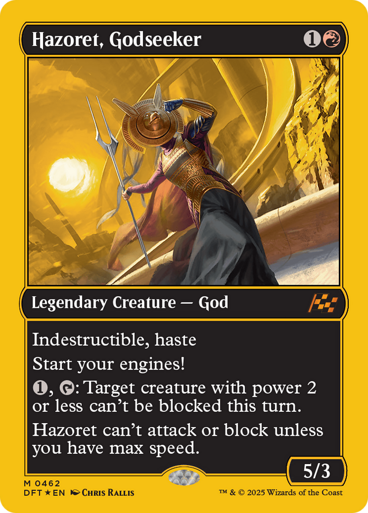 Hazoret, Godseeker (First-Place Foil) [Aetherdrift] | Pegasus Games WI