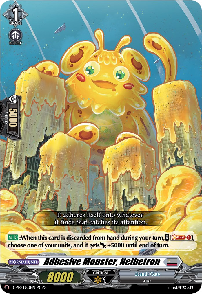 Adhesive Monster, Nelbetron (D-PR/180EN) [D Promo Cards] | Pegasus Games WI