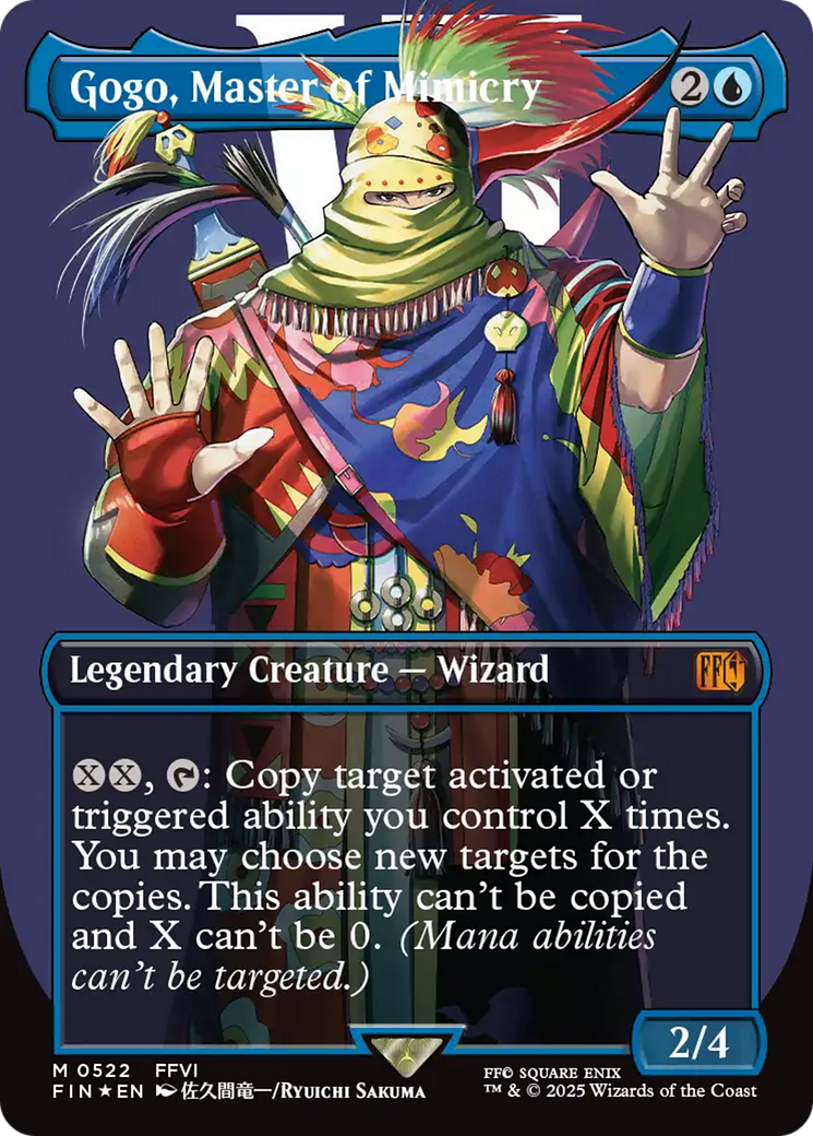 Gogo, Master of Mimicry (Borderless) (Surge Foil) [FINAL FANTASY] | Pegasus Games WI