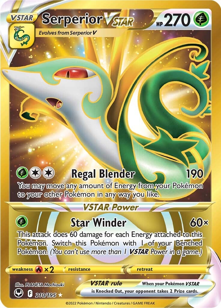 Serperior VSTAR (210/195) [Sword & Shield: Silver Tempest] | Pegasus Games WI