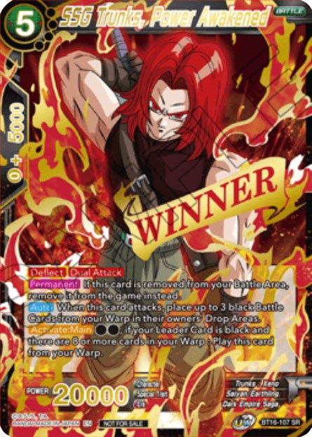 SSG Trunks, Power Awakened (Event Pack 10) (BT16-107) [Tournament Promotion Cards] | Pegasus Games WI