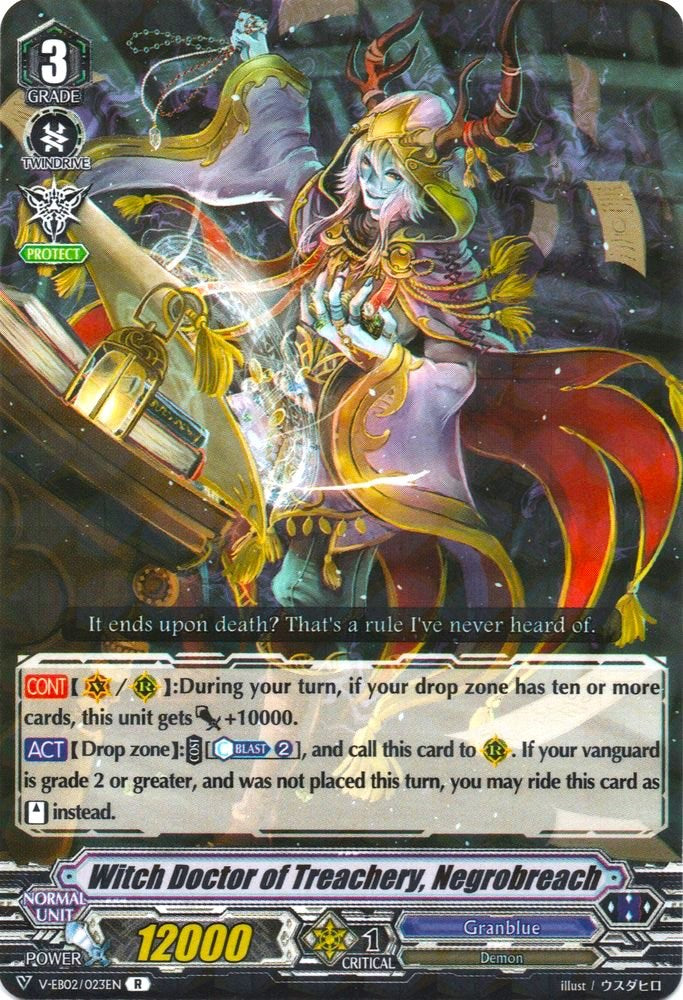 Witch Doctor of Treachery, Negrobreach (V-EB02/023EN) [Champions of the Asia Circuit] | Pegasus Games WI
