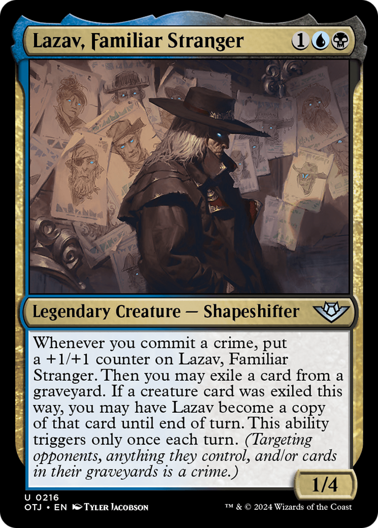 Lazav, Familiar Stranger [Outlaws of Thunder Junction] | Pegasus Games WI