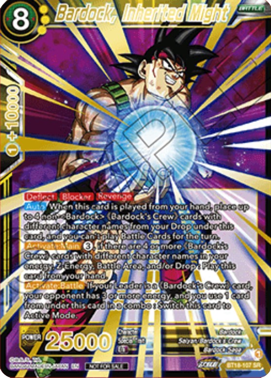 Bardock, Inherited Might (Zenkai Cup 2022 Top 32) (BT18-107) [Tournament Promotion Cards] | Pegasus Games WI