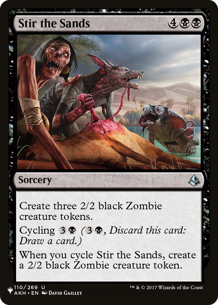 Stir the Sands [The List] | Pegasus Games WI