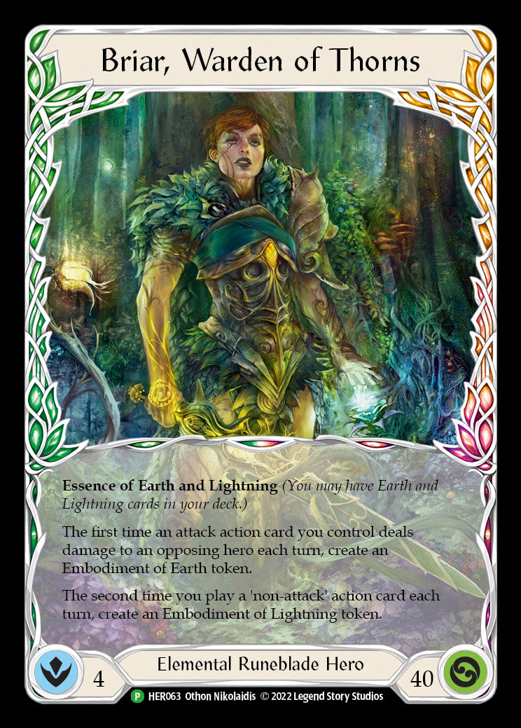 Briar, Warden of Thorns [HER063] (Promo)  Cold Foil | Pegasus Games WI