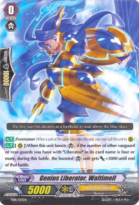 Genius Liberator, Waltimell (TD16/013EN) [Trial Deck 16: Divine Judgement of the Bluish Flames] | Pegasus Games WI