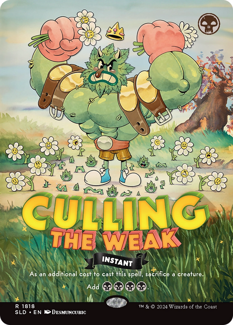 Culling the Weak (Rainbow Foil) [Secret Lair Drop Series] | Pegasus Games WI