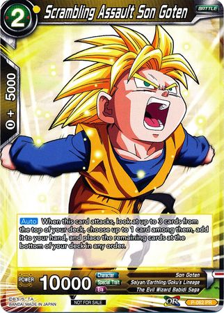 Scrambling Assault Son Goten (P-062) [Promotion Cards] | Pegasus Games WI
