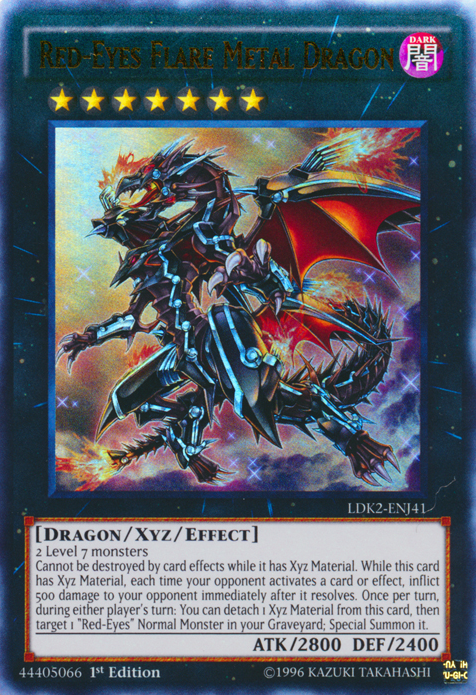 Red-Eyes Flare Metal Dragon [LDK2-ENJ41] Ultra Rare | Pegasus Games WI