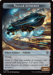 Construct // Nalaar Aetherjet Double-Sided Token [Aetherdrift Tokens] | Pegasus Games WI