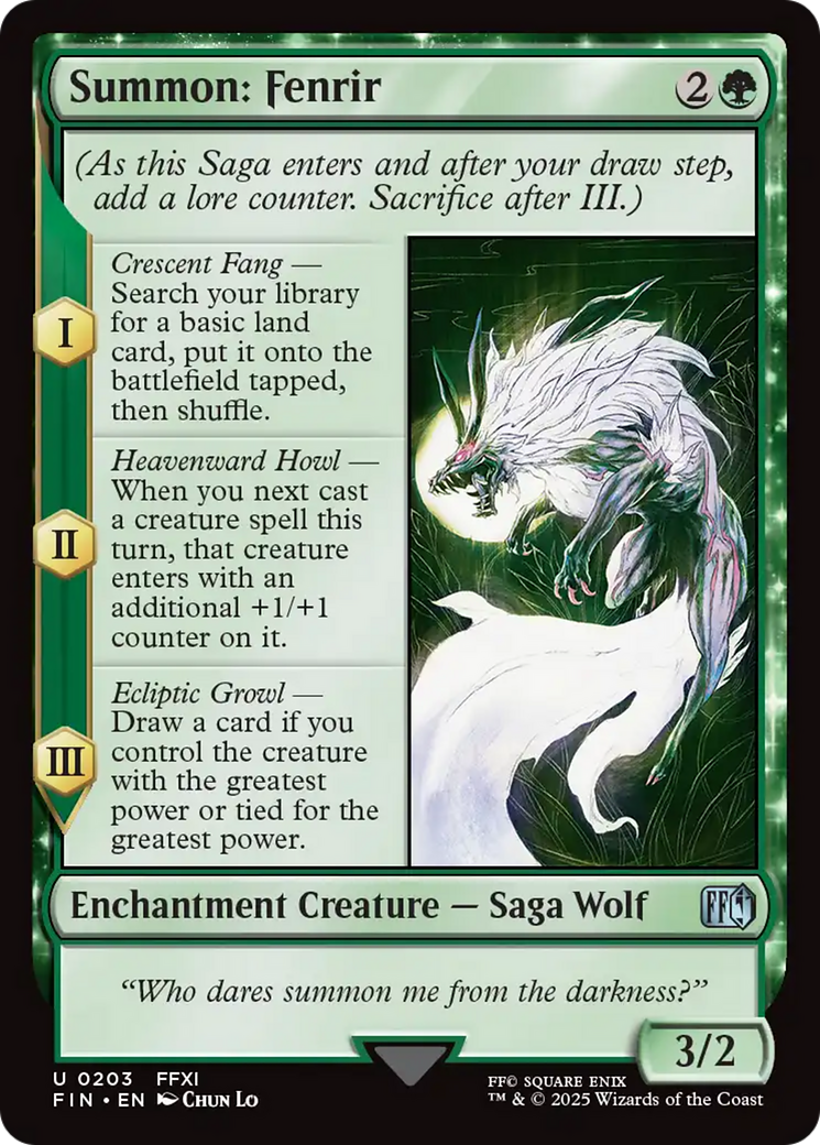 Summon: Fenrir [FINAL FANTASY] | Pegasus Games WI
