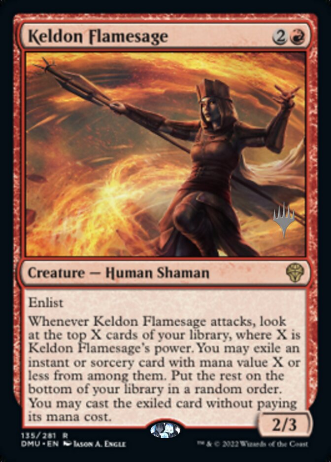 Keldon Flamesage (Promo Pack) [Dominaria United Promos] | Pegasus Games WI