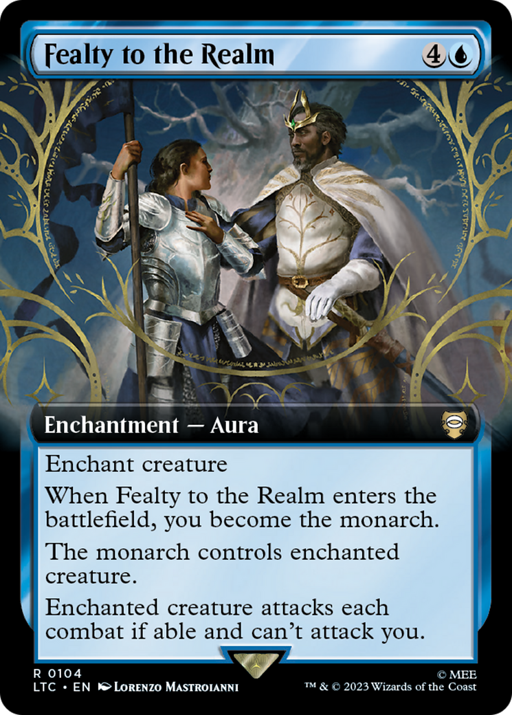 Fealty to the Realm (Extended Art) [The Lord of the Rings: Tales of Middle-Earth Commander] | Pegasus Games WI