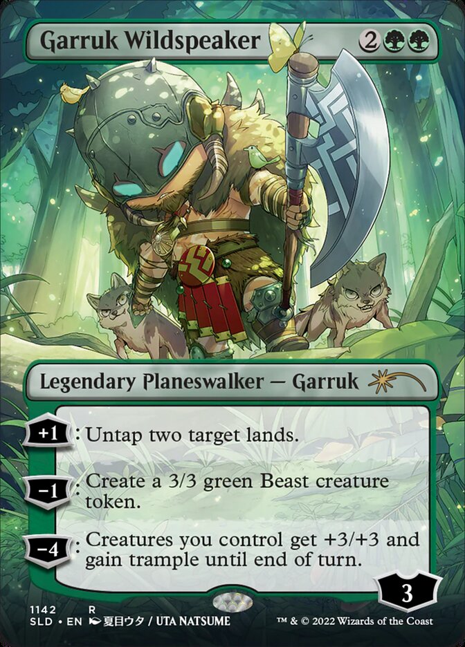 Garruk Wildspeaker (Borderless) [Secret Lair Drop Series] | Pegasus Games WI