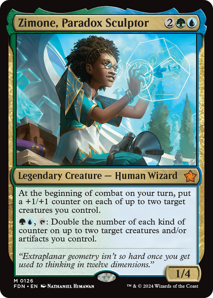 Zimone, Paradox Sculptor [Foundations] | Pegasus Games WI