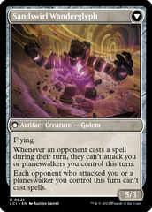 Unstable Glyphbridge // Sandswirl Wanderglyph [The Lost Caverns of Ixalan Prerelease Cards] | Pegasus Games WI