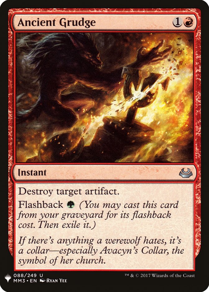 Ancient Grudge [Mystery Booster] | Pegasus Games WI