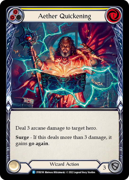 Aether Quickening (Yellow) [DYN198] (Dynasty) | Pegasus Games WI