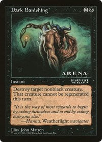 Dark Banishing (Oversized) [Oversize Cards] | Pegasus Games WI